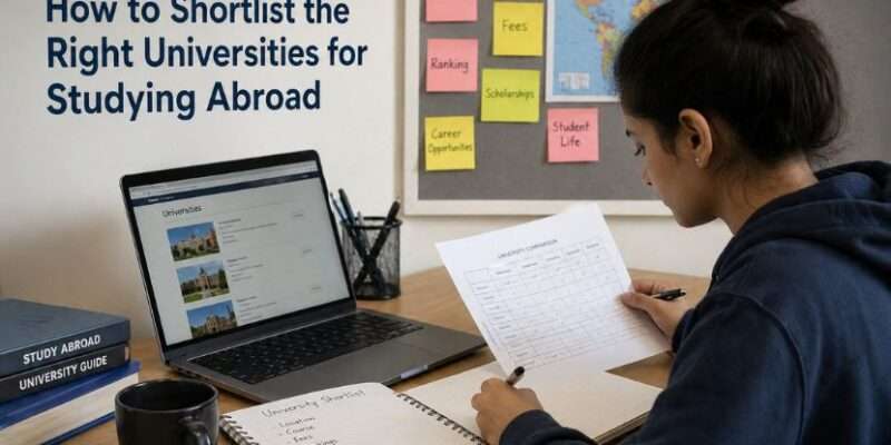 study abroad university selection